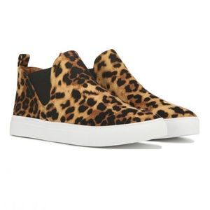 REPORT Black & Brown Leopard Print Axel Sneakers Size 9.5 Animal Print Sneakers